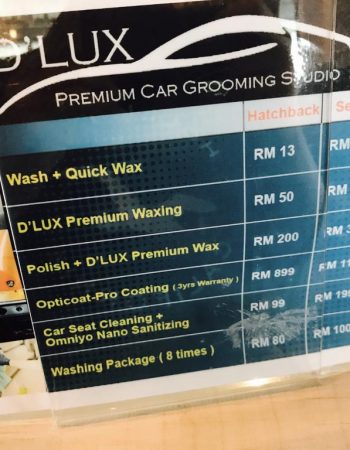 D’LUX – Premium Car Grooming Studio