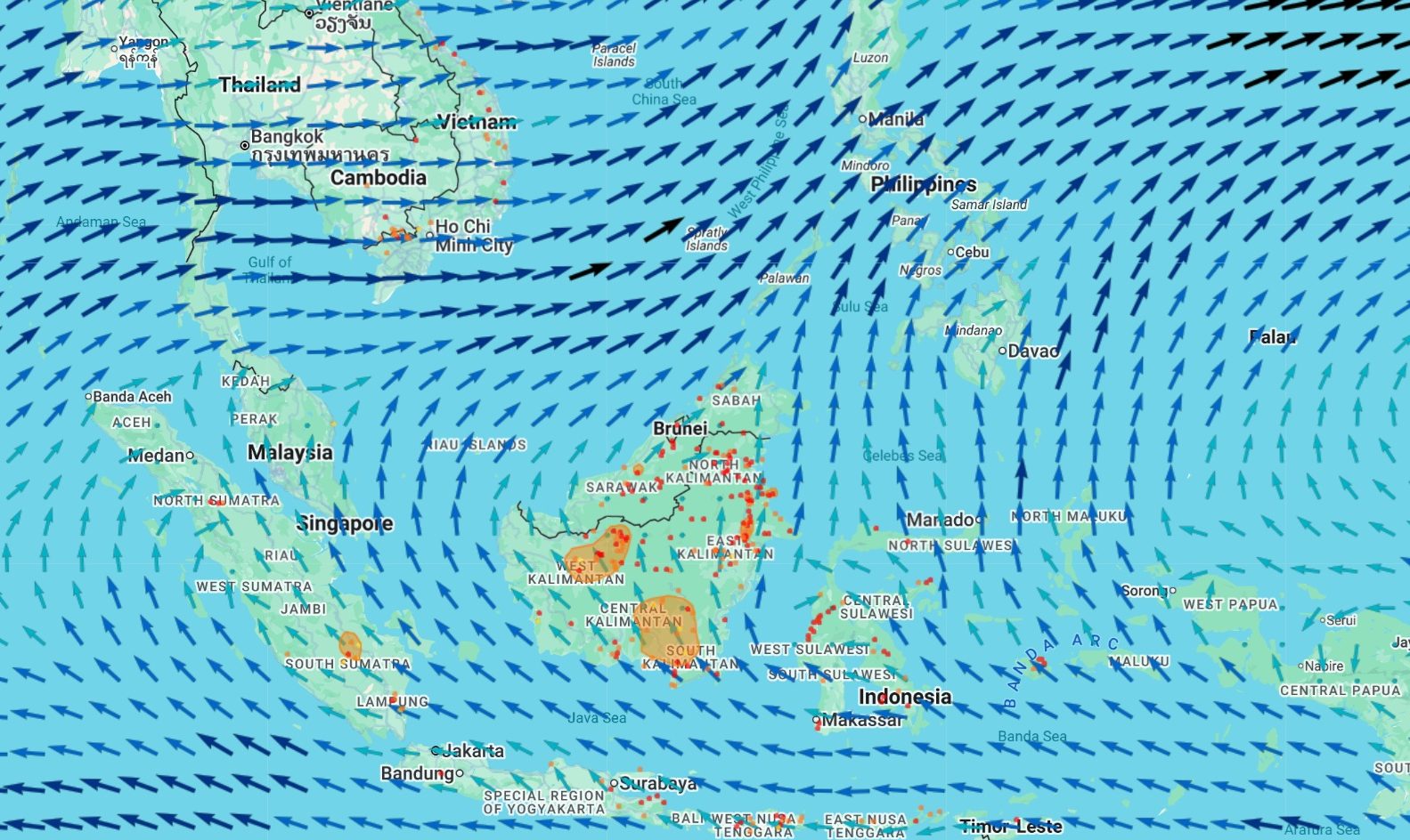 nine-areas-in-sarawak-continue-to-record-unhealthy-air-quality-readings